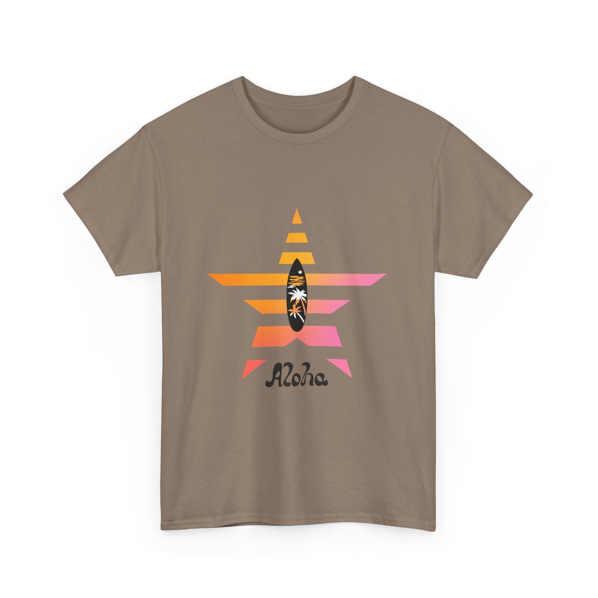 Aloha Surf Star T‑Shirt – Sunset Surfboard Hawaiian Tee - Image 34