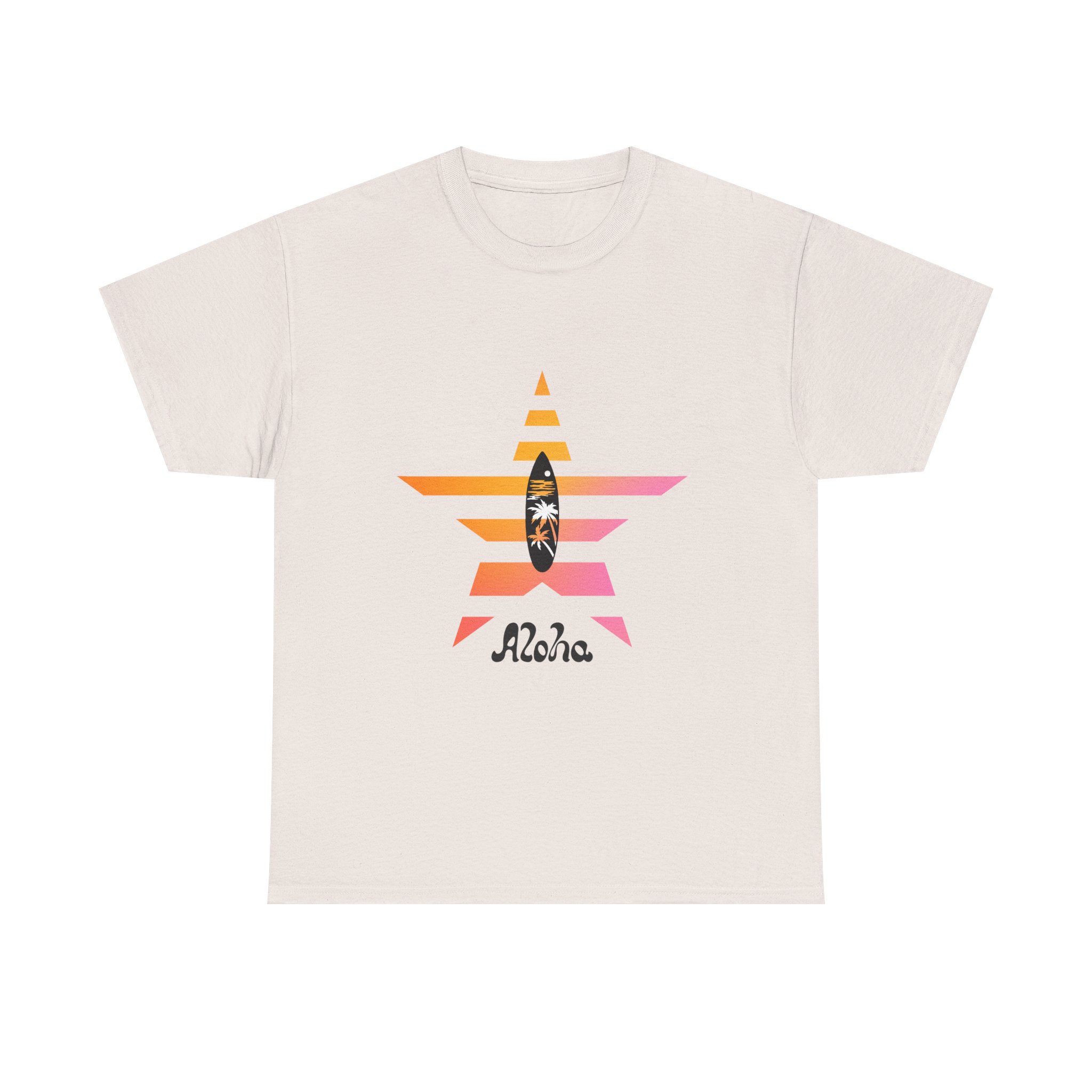 Aloha Surf Star T‑Shirt – Sunset Surfboard Hawaiian Tee - Image 22