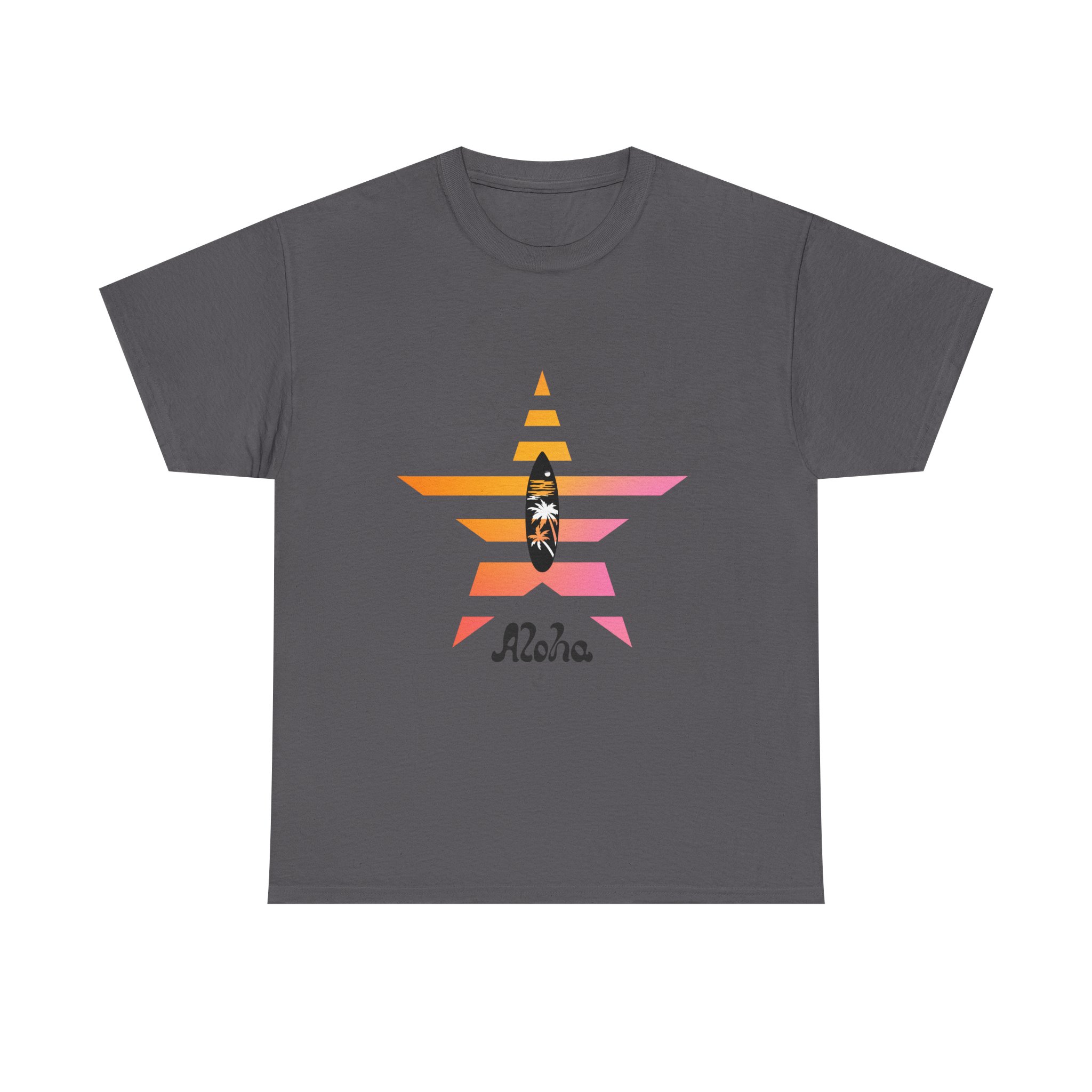 Aloha Surf Star T‑Shirt – Sunset Surfboard Hawaiian Tee - Image 17