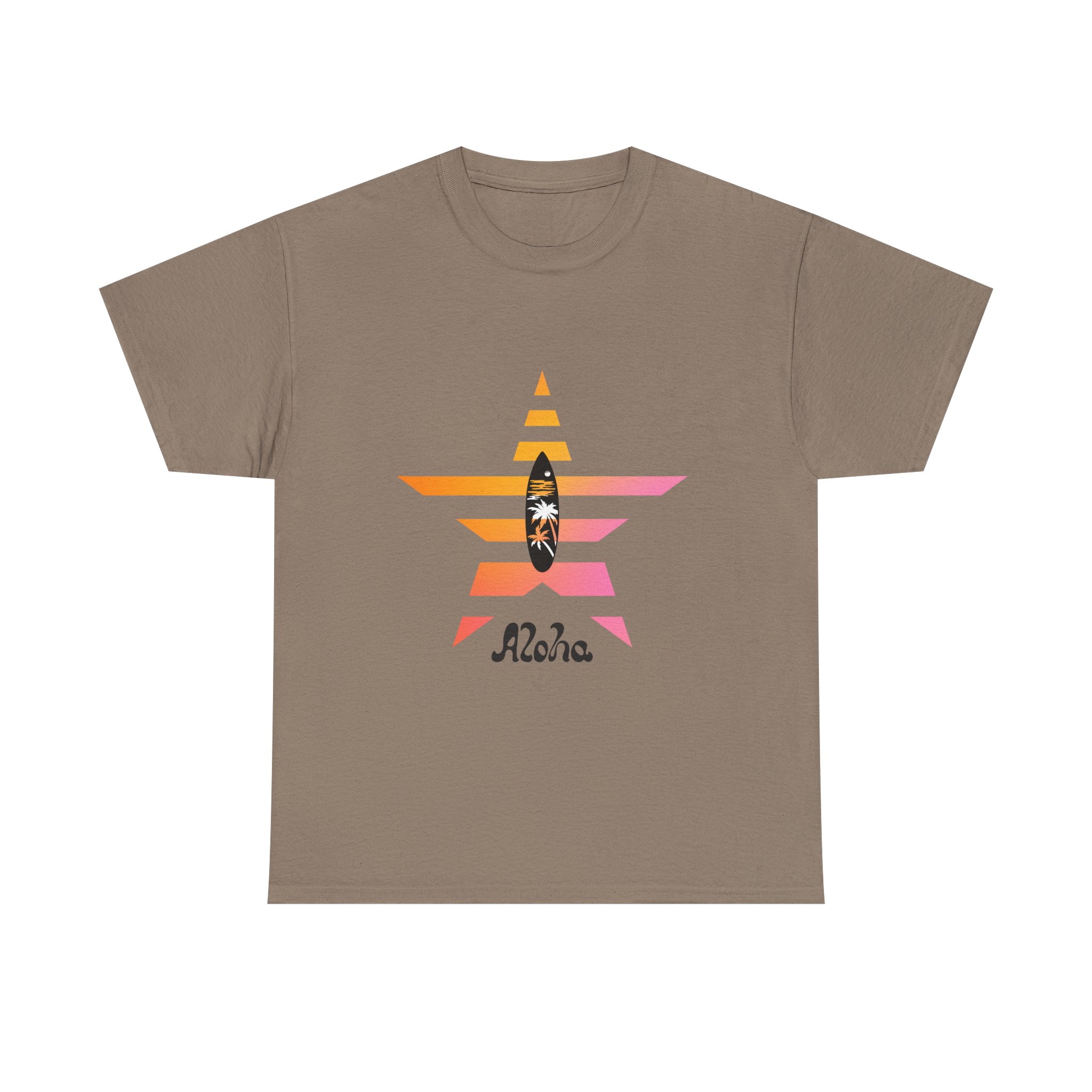 Aloha Surf Star T‑Shirt – Sunset Surfboard Hawaiian Tee - Image 32