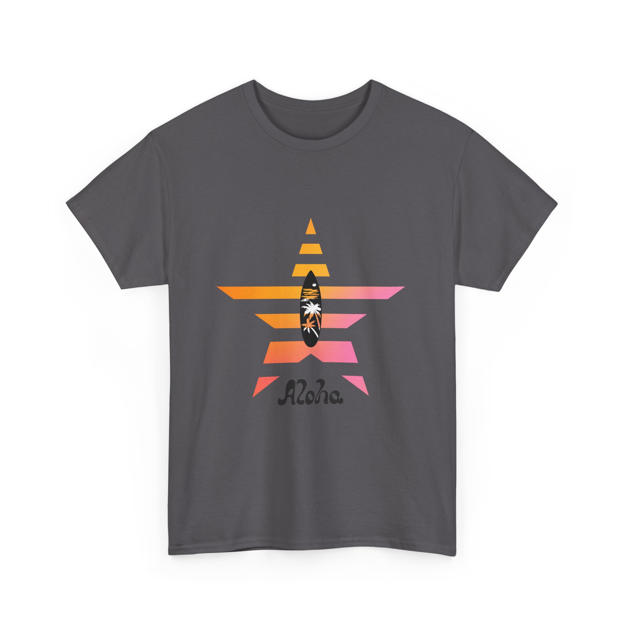 Aloha Surf Star T‑Shirt – Sunset Surfboard Hawaiian Tee - Image 19